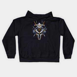 Mecha Skull S03 D31 Kids Hoodie